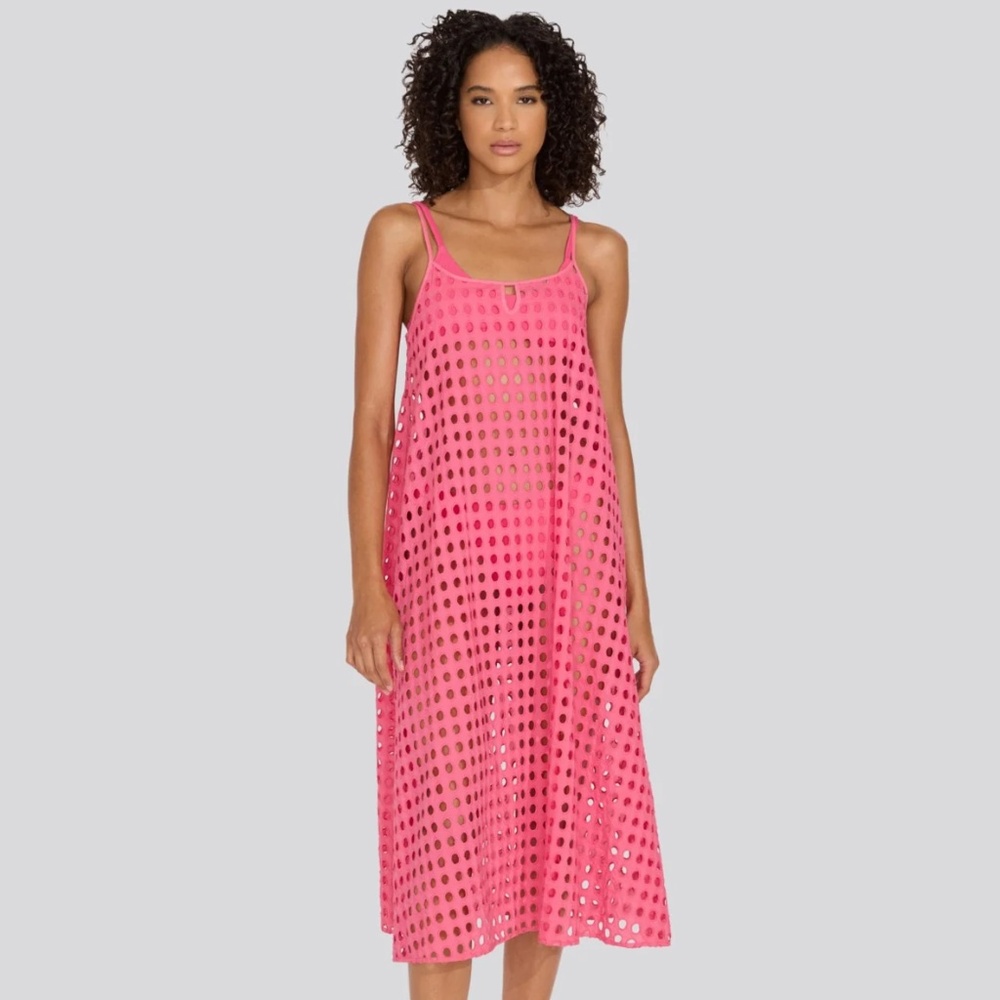 Solid & Striped Eyelet Annika Midi Dress
